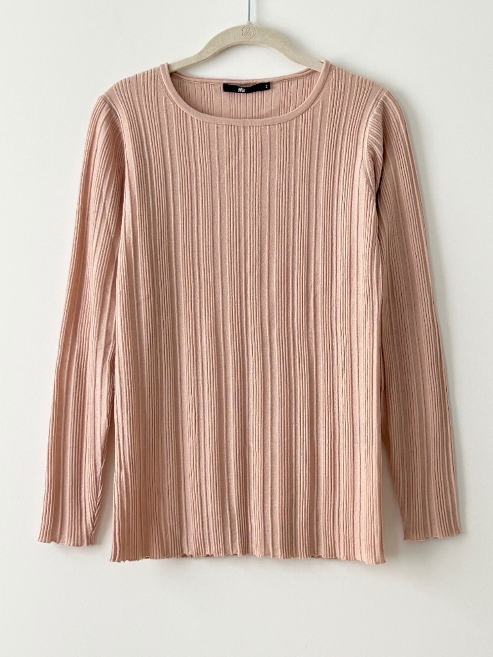 Jarbo Wool & Cashmere Ribbed Crewneck Sweater